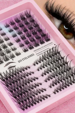 180 cluster mixed personalized eyelashes for colorful eyes natural eyelash party and club daily work meeting party and club