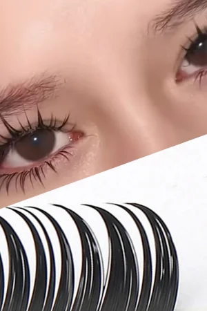 Wet look Cosplay Eyelash Extension New Fashion Soft Mink False Eyelash Individual Lashes Russian Volume Premade Fans Lashes