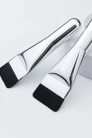 Soft Hair One-Line Foundation Brush Ultra-thin Dense Bristle Liquid Foundation Makeup Brush Lightweight Beauty Tools